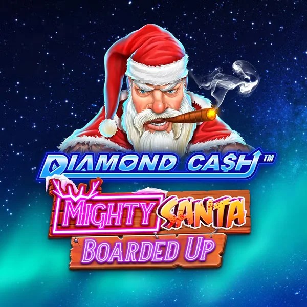 Play the Diamond Cash Mighty Santa Boarded Up slot by Greentube on Rollxo Casino