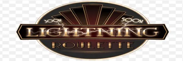 Lightning Roulette logo by Evolution at Rollxo Casino