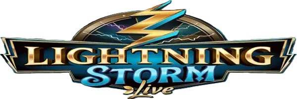 Lightning Storm online game logo by Evolution on rollxocasinoo.de