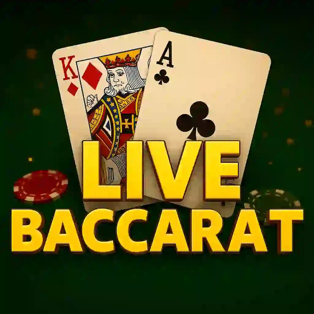 Live Baccarat logo – Live Casino by Evolution at Rollxo Casino