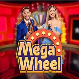 Mega Wheel online game logo by Pragmatic Play on rollxocasinoo.de