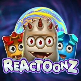 Official Slots logo: Reactoonz by Play'n GO at Rollxo Casino