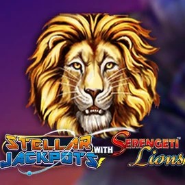 Stellar Jackpots with Serengeti Lions logo – Jackpots by Lightning Box Game at Rollxo Casino